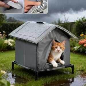 Refugio para Gatos Impermeable