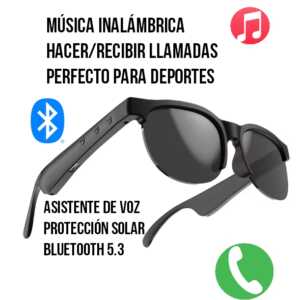 ¡Tus Músicas y Llamadas en tus Gafas! Gafas Inteligentes Bluetooth para Deporte