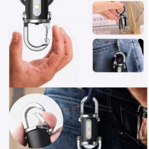 Linterna Mini Recargable USB para Llavero - 800LM Ultra Brillante