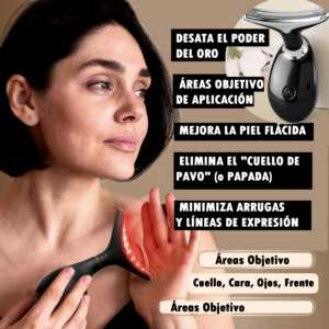Dispositivo de Rejuvenecimiento Facial   3 en 1 - Terapia LED Profesional en Casa