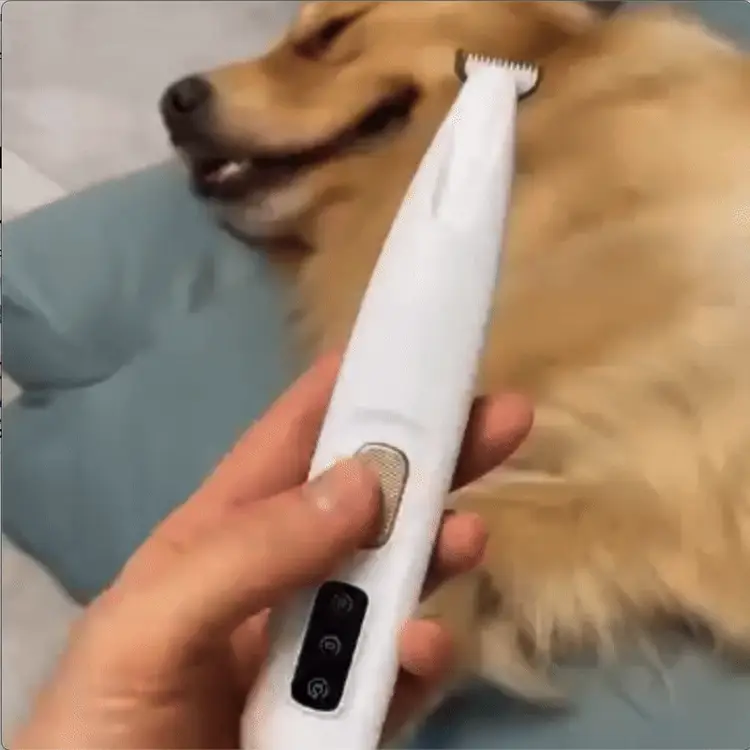 Cortadora de Pelo para Mascotas con Luz LED - Recortadora Segura para Patas, Cara y Ojos