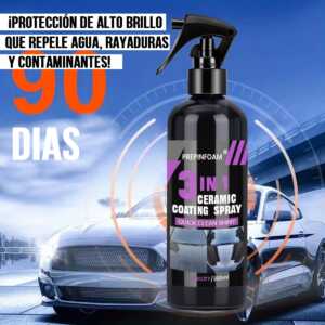 Recubrimiento Cerámico Nano 3 en 1 para Autos - Protección Hidrofóbica Profesional